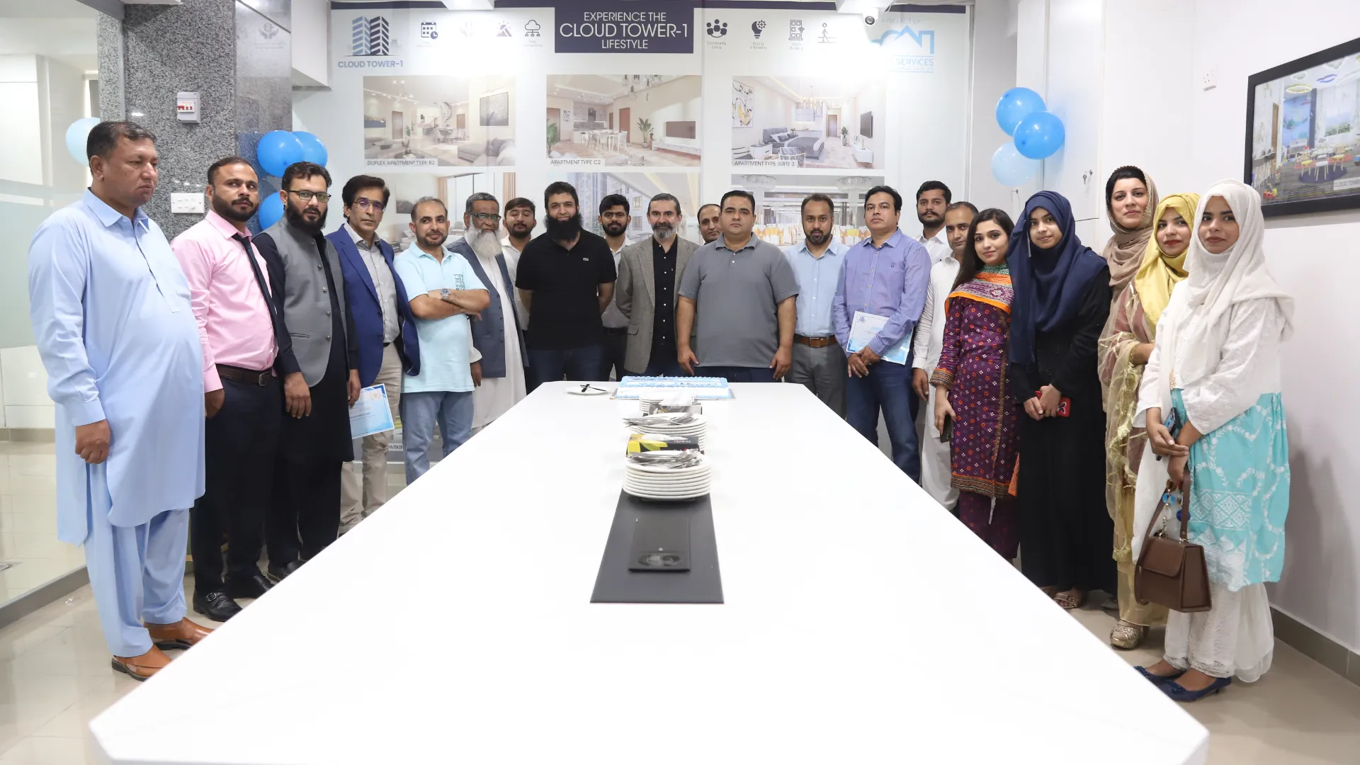 The Cloud Services team celebrates success at Head Office in B-17 Islamabad